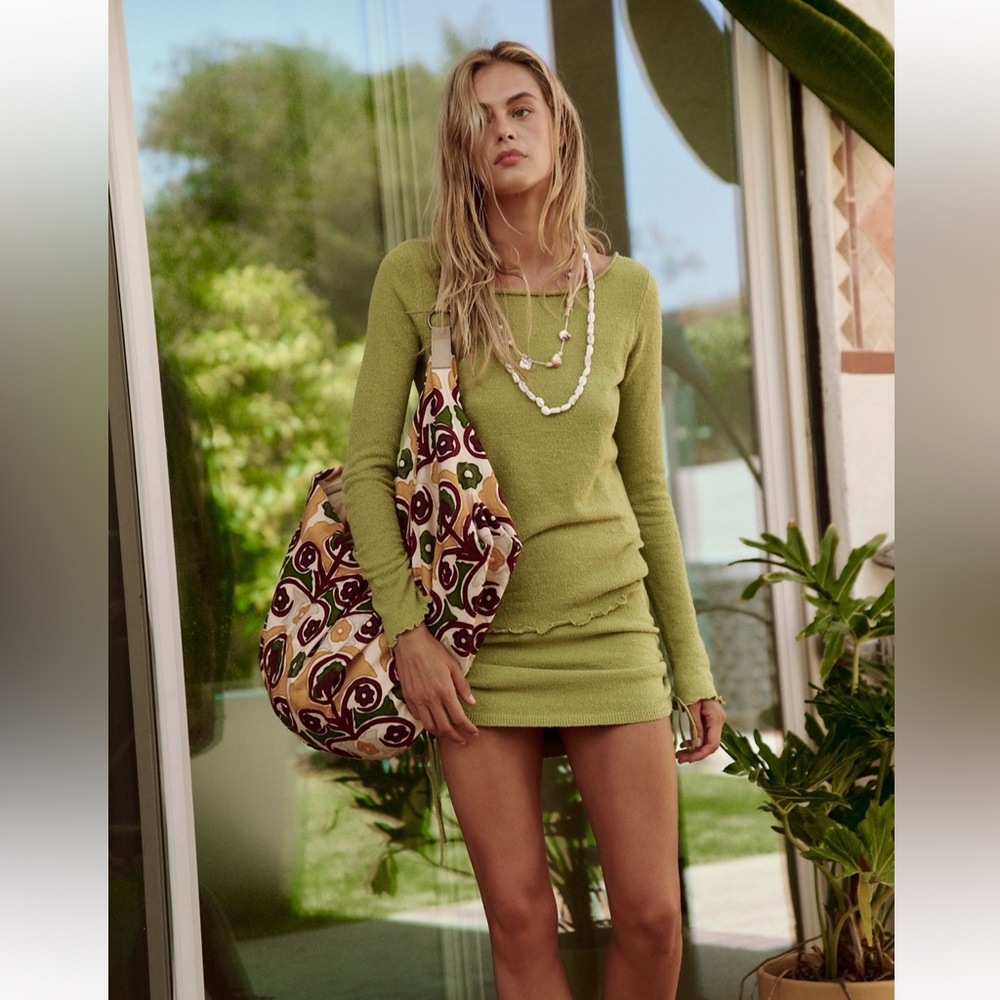 Free People Cabo Sweater Skirt Set